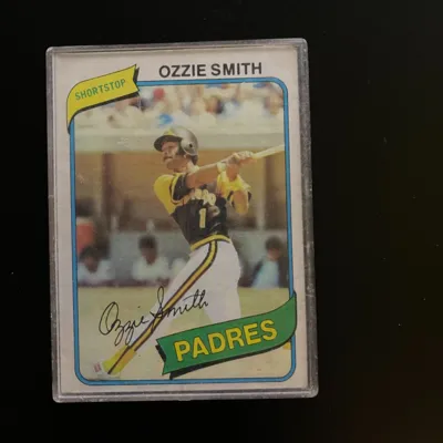 1980 Topps Ozzie Smith #393 Padres Baseball Card